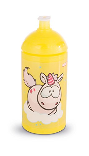 Nici 41801, 19.5 cm Theodor und Friends Trinkflasche mit Einhorn, gelb von NICI