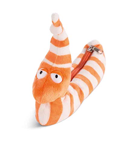 Nici 41918 Stiftemäppchen Forest Friends Wurm Erwin Worm, weiß/orange von NICI