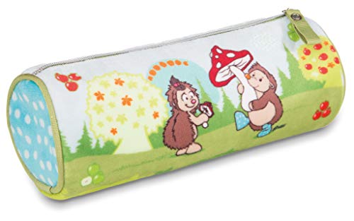 Nici 44074 Mäppchen rund Grizzlybär & Igel, Bunt von NICI