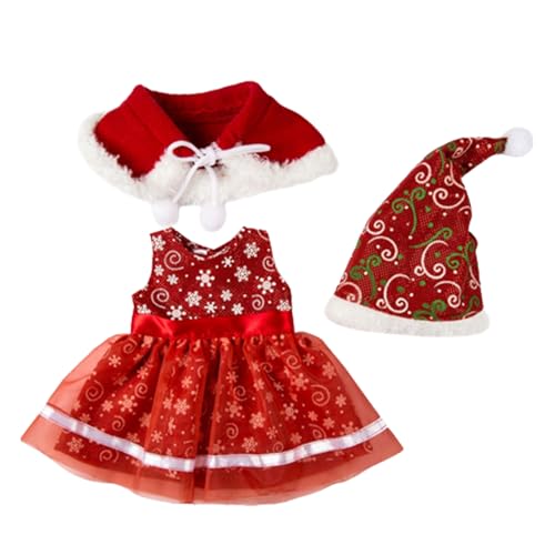 NIDONE Babypuppenkleidung für 20 -Zoll -Puppen 3PCS/Set Babypuppen -Outfits Rot Blumendruckzubehör für Weihnachts Geburtstagstil 1 NIDONE Babypuppenkleidung für 20 -Zoll -Puppen 3PCS/Set Babypuppen -Outfits Rot Blumendruckzubehör für Weihnachts Geburtstagstil 1 von NIDONE