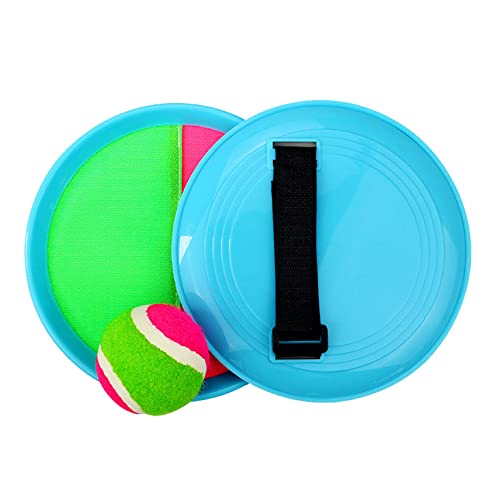 NIDONE Ball Catch Game Toss und Catch Ball Set für Beach Catch Game Throw and Catch Ball Game mit 3 Paddles 6 Bällen für Sommer -Strandspiele Spielzeug von NIDONE