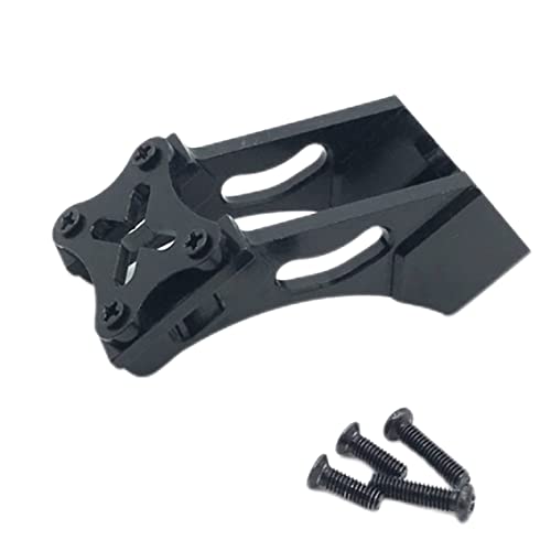 NIDONE RC Car Tail Wing Feste Halterung, RC -Auto -Ersatzteile kompatibel mit Wltoys 144010 144002 124017 124019 144001 Heckflügel Feste Halterung Schwarz von NIDONE