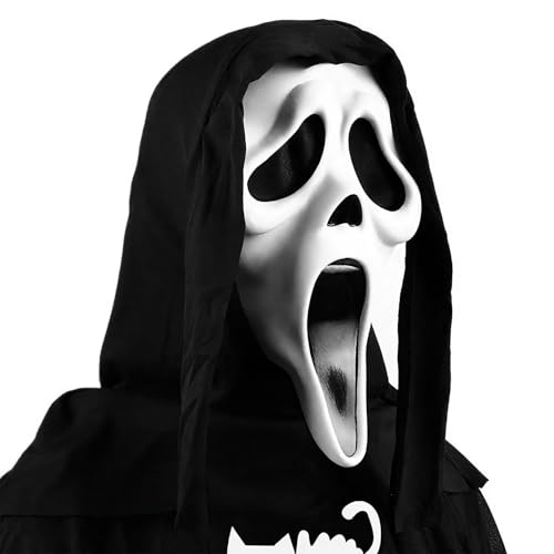 NIEBYI Halloween-Maske, Naturlatex, gruseliger Totenkopf-Maske, Halloween-Horror, Vollkopf-Maskerade, Cosplay, Party-Dekoration, Requisiten NIEBYI Halloween-Maske, Naturlatex, gruseliger Totenkopf-Maske, Halloween-Horror, Vollkopf-Maskerade, Cosplay, Party-Dekoration, Requisiten von NIEBYI