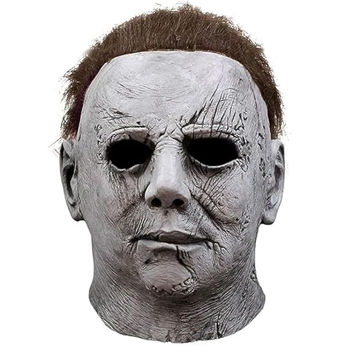 NIEBYI Michael Myers Maske, Halloween Horror Maskerade Cosplay Party Maske, Michael Myers Kostüm Gruseliges Cosplay NIEBYI Michael Myers Maske, Halloween Horror Maskerade Cosplay Party Maske, Michael Myers Kostüm Gruseliges Cosplay von NIEBYI