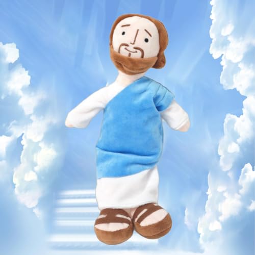 Cartoon Jesus Plüschtier 32cm My Friend Jesus Plush Jesus realistisches Kuscheltier Christus Religiöser Retter Jesus Plüsch Puppe Christliche Geschenke für Heim Party Dekor Kinder Frauen Männer von NIEEKRUN