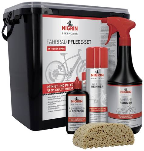 NIGRIN Bike-Care Fahrradpflege-Set 50609 1 Set von NIGRIN