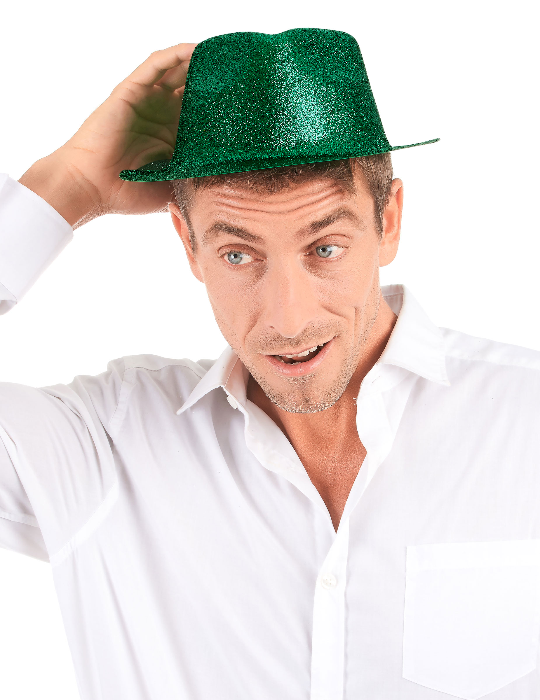 Glitzer-Hut Party-Hut grün Glitzer-Hut Party-Hut grün von PARTYPRO