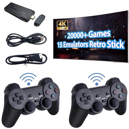 NITEBEAM M8 Retro Game Stick, drahtlose Retro-Spielkonsole, Video Game Stick mit 4K HDMI-Ausgang und 20000+ vorinstallierten Spielen von NITEBEAM