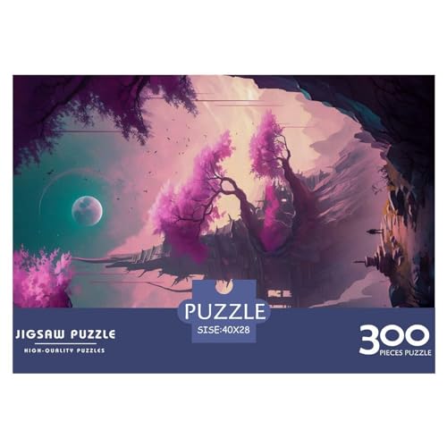 Magic_Tree Puzzles, 300 Teile, Puzzle, kreativ, rechteckig, großes Familienpuzzlespiel, Kunstwerk für Erwachsene, 300 Teile (40 x 28 cm) von NIXCON