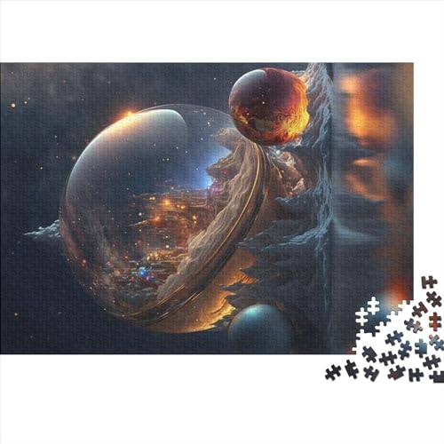 Puzzle für Kinder, Colors_of_Space, 1000 Teile, Holzpuzzle für Erwachsene und Kinder, Challenge Family, 1000 Teile (75 x 50 cm) von NIXCON