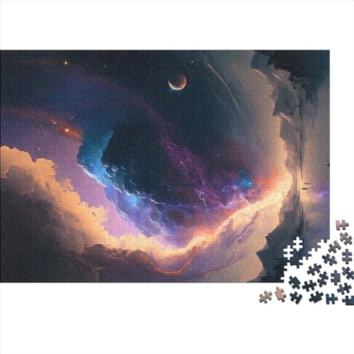 Puzzles für Erwachsene, 1000 Teile, Cosmos_Above_The_Land, herausforderndes Spiel, Denksportaufgaben, 1000 Teile (75 x 50 cm) von NIXCON