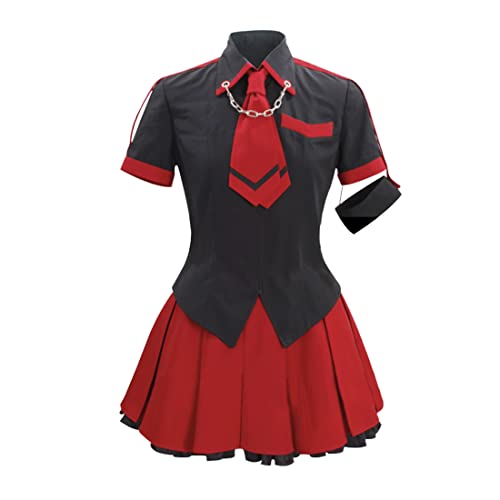 NIXU Anime BLOOD-C Rolle: Kisaragi Saya Cosplay Kostüm Party Halloween Uniform maßgeschneidert (XXXL-XL) von NIXU