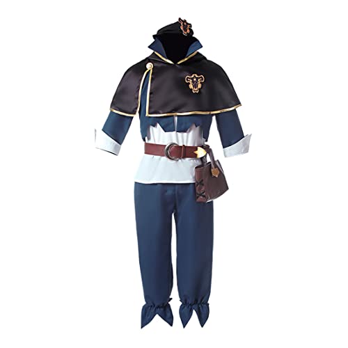 NIXU Anime Black Clover Asuta Cosplay Kostüm Uniform maßgeschneidert (XL-XL) von NIXU