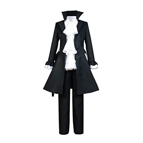 NIXU Anime Bungou Stray Dogs Rolle Akutagawa Ryunosuke Cosplay Kostüm Party Halloween Uniform maßgeschneidert (maßgeschneidert) von NIXU