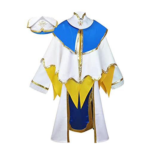 NIXU Anime Goblin Slayer Priestess Cosplay Kostüm Uniform maßgeschneidert (XXXL-XL-XL-XL-XL-XL-XL-Weiß) von NIXU