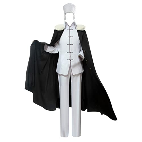 NIXU Anime-Rolle: Fyodor Dostoyevsky Cosplay Kostüm Party Halloween Uniform maßgeschneidert (XL-XL) von NIXU