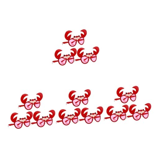 NIYANGLE 12 Stck. Lustige Krabbenbrillen Hawaii Party Sonnenbrillen Karikatur Kostüm Brillen Tropisch Robust für Strand Luau Pool Fotorequisiten und Party Zubehör NIYANGLE 12 Stck. Lustige Krabbenbrillen Hawaii Party Sonnenbrillen Karikatur Kostüm Brillen Tropisch Robust für Strand Luau Pool Fotorequisiten und Party Zubehör von NIYANGLE