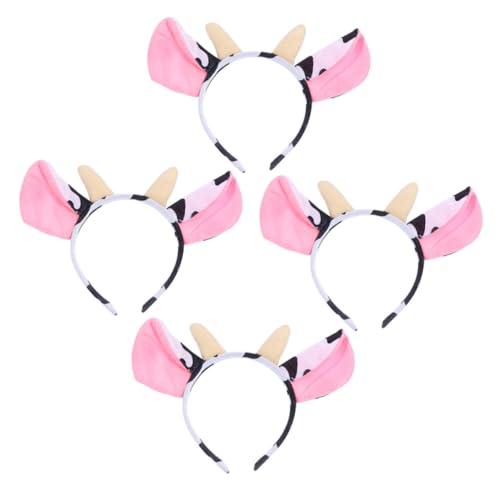 NIYANGLE 12 Stck. Teiliges Kuh Stirnband Plüsch Kuhkopf Haarreif Tierhaarreifen für Erwachsene Kostüm Party Zubehör Niedlich und Lustig für Halloween Karneval Cosplay NIYANGLE 12 Stck. Teiliges Kuh Stirnband Plüsch Kuhkopf Haarreif Tierhaarreifen für Erwachsene Kostüm Party Zubehör Niedlich und Lustig für Halloween Karneval Cosplay von NIYANGLE