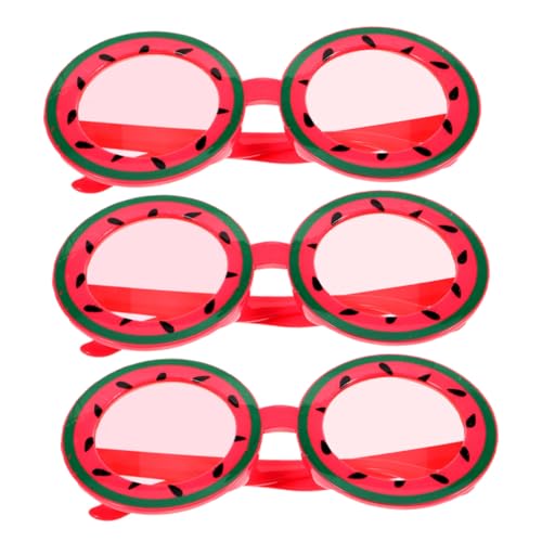 NIYANGLE 3 STÜCKE Wassermelonen Sonnenbrillen Leicht Luau Partybrillen für Sommer Fruchtmotto Hawaii Festival Accessoires NIYANGLE 3 STÜCKE Wassermelonen Sonnenbrillen Leicht Luau Partybrillen für Sommer Fruchtmotto Hawaii Festival Accessoires von NIYANGLE