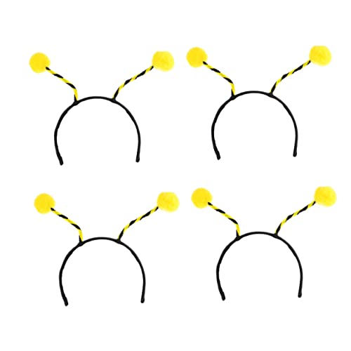 NIYANGLE 4stücke Bienen Stirnband Antennen Haarreif Cosplay Kopfbedeckung Bienenstirnband Accessoire Für Party Und Kostüm Zubehör Für Junge Mädchen Und Erwachsene NIYANGLE 4stücke Bienen Stirnband Antennen Haarreif Cosplay Kopfbedeckung Bienenstirnband Accessoire Für Party Und Kostüm Zubehör Für Junge Mädchen Und Erwachsene von NIYANGLE