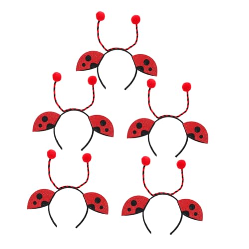 NIYANGLE 5 Stück Teiliges Marienkäfer Haarreif mit Detailreichen Charmanten Insekten-designs Bequeme Kopfbedeckungen für Halloween Kostüm Mottoparty Vielseitig Kombinierbar für Damen und NIYANGLE 5 Stück Teiliges Marienkäfer Haarreif mit Detailreichen Charmanten Insekten-designs Bequeme Kopfbedeckungen für Halloween Kostüm Mottoparty Vielseitig Kombinierbar für Damen und von NIYANGLE