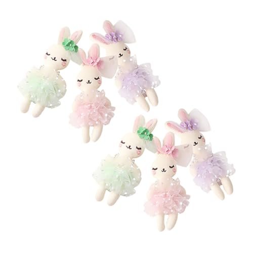 NIYANGLE 6 Stück Teiliges Kleine Hasen Dekorationen aus Netzstoff mit Füllung Pastellgrün Weiche DIY Haar Accessoires für Mädchen Niedliche Kaninchenfiguren als Haarschmuck und NIYANGLE 6 Stück Teiliges Kleine Hasen Dekorationen aus Netzstoff mit Füllung Pastellgrün Weiche DIY Haar Accessoires für Mädchen Niedliche Kaninchenfiguren als Haarschmuck und von NIYANGLE