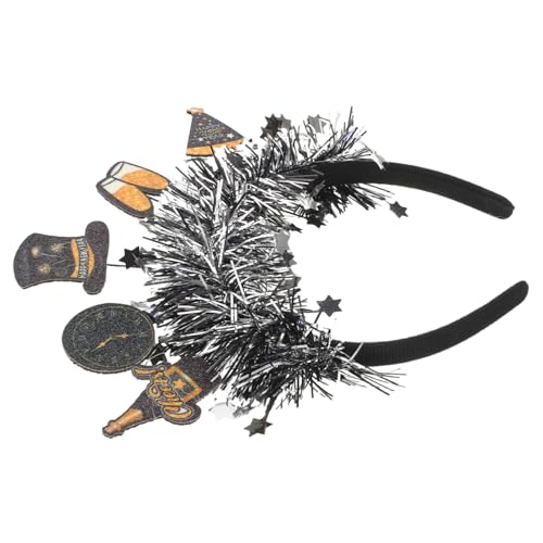 NIYANGLE Glitzerndes Silvester Haarreif Party Kopfschmuck Komfortables Leichtes Neujahrs Stirnband für Weihnachtsfeier und Festliche Anlässe mit Stilvollem Design NIYANGLE Glitzerndes Silvester Haarreif Party Kopfschmuck Komfortables Leichtes Neujahrs Stirnband für Weihnachtsfeier und Festliche Anlässe mit Stilvollem Design von NIYANGLE
