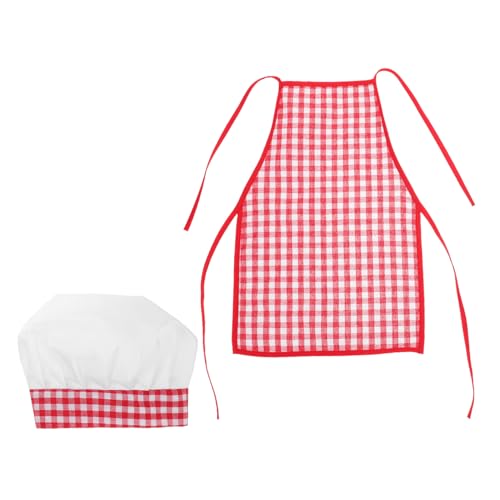 NIYANGLE Kochkostüm mit Schürze und Mütze Monate Junge Mädchen Koch-outfit für Jungen und Mädchen Langlebiges Kochkostüm für Fotoshootings und Kreatives Rollenspiel NIYANGLE Kochkostüm mit Schürze und Mütze Monate Junge Mädchen Koch-outfit für Jungen und Mädchen Langlebiges Kochkostüm für Fotoshootings und Kreatives Rollenspiel von NIYANGLE
