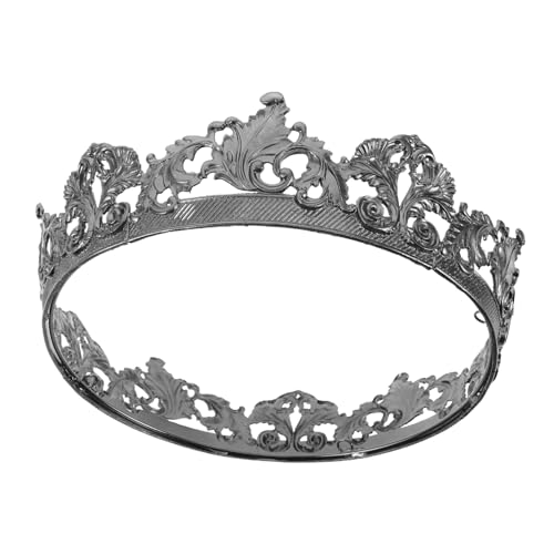 NIYANGLE Retro Herren Königskrone aus Metall Verstellbar Langlebig und Komfortabel Stilvolle Barock Tiara für Hochzeit Abschlussball Halloween Cosplay und Festliche Kostümpartys NIYANGLE Retro Herren Königskrone aus Metall Verstellbar Langlebig und Komfortabel Stilvolle Barock Tiara für Hochzeit Abschlussball Halloween Cosplay und Festliche Kostümpartys von NIYANGLE