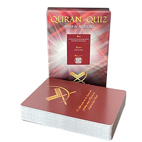 Islamisches Spiel Quizkarten Quran Fragen über Koran und Islam inklusive eigene App (Adab & Akhlaq) von NIYYAH