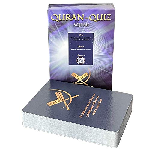 Islamisches Spiel Quizkarten Quran Fragen über Koran und Islam inklusive eigene App (Aqidah) von NIYYAH