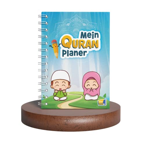 NIYYAH Quran Planer Deutsch für Kinder Koran islamisches Geschenk Ramadan Eid inkl Poster mit Aufkleber von NIYYAH