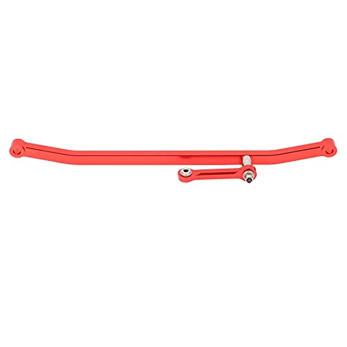 NIZUUONE Lenkgestängestangen-Set aus Aluminiumlegierung, Hochfestes RC-Car-Zubehör für LOSI LMT SOLID AXLE (Rot) von NIZUUONE