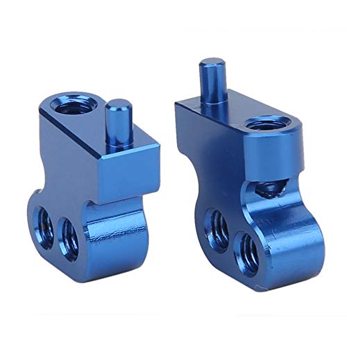 NIZUUONE RC-Frontdämpfer-Stoßdämpferhalterung, Verstellbares RC-Zubehör aus Aluminiumlegierung für 1/10 CC01 RC-Auto-Ersatzteile (Blue) von NIZUUONE