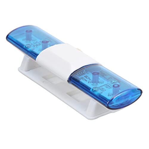 NIZUUONE RC LED Polizeilicht, 4 Modi RC Blitzlampe LED Warnlicht für 1/8 1/10 RC Autos (Blue) von NIZUUONE