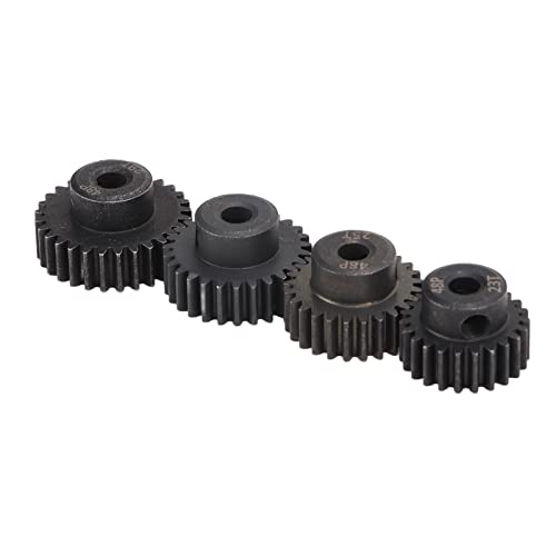 NIZUUONE RC Motor Ritzel Set 48P Rostfreies Metall 23T 25T 27T 29T für 1 10 RC 3,175mm Motor von NIZUUONE