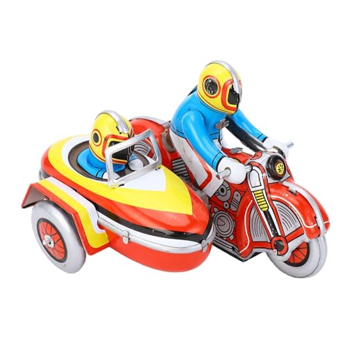 NIZUUONE Retro Vintage Wind Up Eisen Motorrad Uhrwerk Spielzeug für Desktop-Dekorationen von NIZUUONE