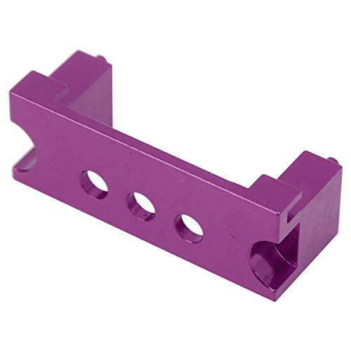 NIZUUONE Servohalterung aus Aluminiumlegierung, Feste Halterung für RC-Servos, Servohalterung aus Aluminiumlegierung, RC-Servohalterung, 1 Stück RC-Lenkgetriebehalterung, Bausätze (Purple) von NIZUUONE