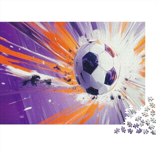 Fußball Puzzle 1000 Teile Für Erwachsene Und Kinder Ab 14 Jahren Für Stressabbauer Puzzel 1000pcs (75x50cm) von NJOFERDIN