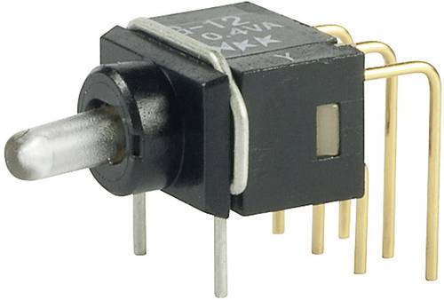 NKK Switches G12AP G12AP Kippschalter 28V DC/AC 0.1A 1 x Ein/Ein rastend 1St. von NKK Switches