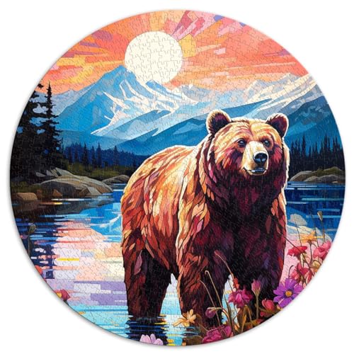 1000-teilige Puzzles für Erwachsene, Alaska-Wildtier-Puzzles für Erwachsene, Papppuzzle, nachhaltiges Puzzle für Erwachsene, Denksport-Rätsel für Erwachsene, 26,57 x 26,57 Zoll von NLEZIZ