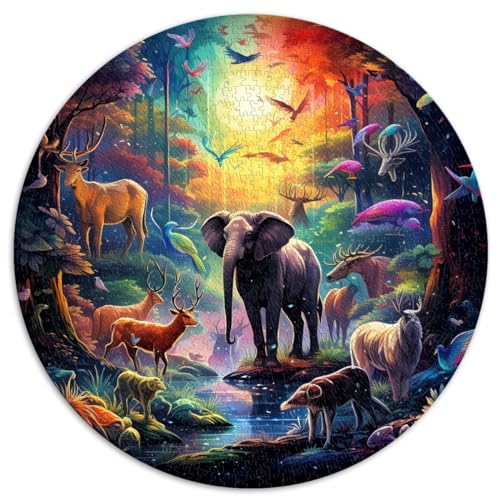 Afrikanische Tiere Spielzeug Puzzle 1000 Teile Puzzles Erwachsene Puzzles Geschenke Premium 100% recyceltes Brett Teenager Kinder 1000 Teile Lernspiel Erwachsene Kinder 67,5 x 67,5 cm von NLEZIZ