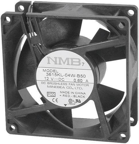 NMB Minebea 3610KL-04W-B50-P00 Axiallüfter 12 V/DC 93 m³/h (L x B x H) 92 x 92 x 25mm von NMB Minebea