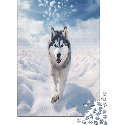 Husky Puzzlespiel 1000 Teile Für Erwachsene, Einzigartige Kunstwerke Und Vorlage - Geburtstagsgeschenk - Spaßige Puzzles Mit Überraschung Von Puzzle in A Bag Puzzel 1000pcs (75x50cm) von NMOTARVIN