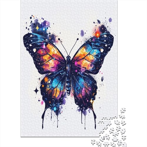 Schmetterling Puzzle 1000 Teile, Erwachsene, Klassische Puzzle, Impossible Puzzle,GesKükenlichkeitsspiel Für Die Ganze Familie Erwachsenenpuzzle Ab 14 Jahren Puzzel 1000pcs (75x50cm) von NMOTARVIN