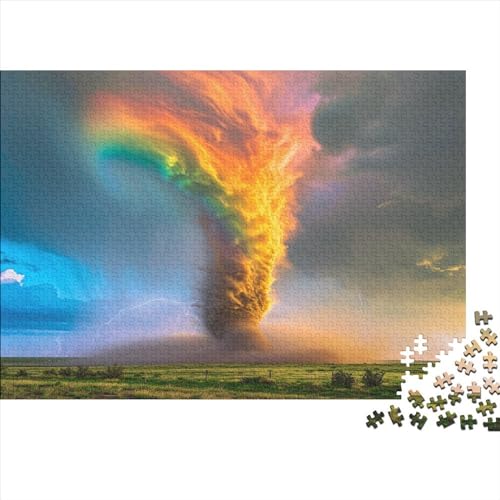 Tornado Puzzle 1000 Teile Für Erwachsene Und Kinder Ab 14 Jahren Für Stressabbauer Puzzel 1000pcs (75x50cm) von NMOTARVIN