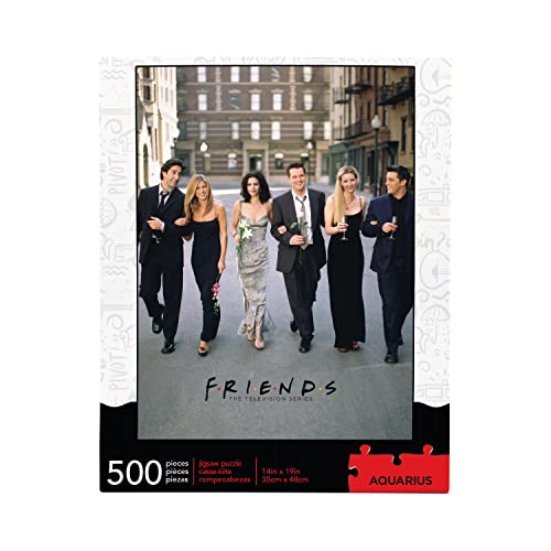 NMR Distribution 62172 Friends (TV Series) Wedding 500pc Jigsaw Puzzle (nm), Black von AQUARIUS