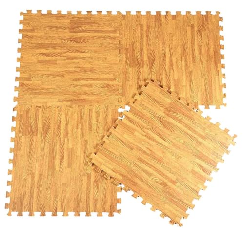 30 X 30 X 1 cm Kinder Spielen Matten -Puzzle -Matten, Baby Weiche Eva -Schaummatten, Kinder Ineinandergreifern Schaumteppich, Fläche Teppichmatten, Bodenschutzkissen(Beige,30PCS) von NMVAWIPT