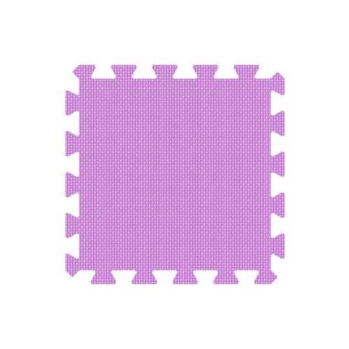 Weiche Eva -Schaummatten, Baby Kinder Spielen Matten -Puzzle -Matten, Flächen Teppichmatten, 30 X 30 X 1 cm Ineinandergreifender Schaumteppich(Purple,24PCS) von NMVAWIPT