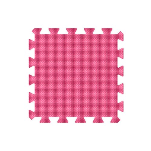 Weiche Eva -Schaummatten, Baby Kinder Spielen Matten -Puzzle -Matten, Flächen Teppichmatten, 30 X 30 X 1 cm Ineinandergreifender Schaumteppich(Rose,36PCS) von NMVAWIPT